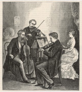 Piano Quartet - 1877. Date: 1877