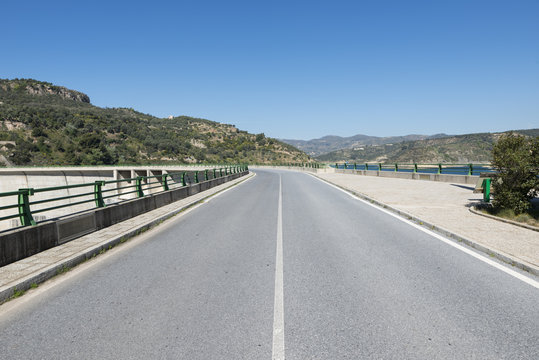 embalse de beznar reservoir lake in Spain