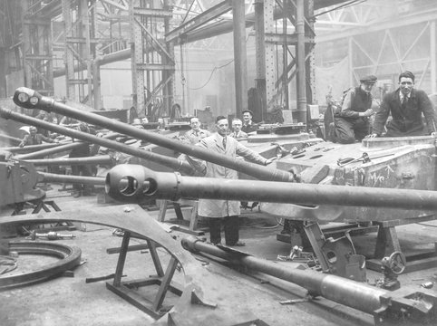 Factory - Tank Factory. Date: circa 1945