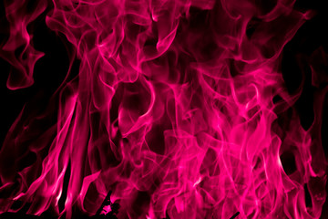 Fototapeta na wymiar Blazing pink fire flame background and textured