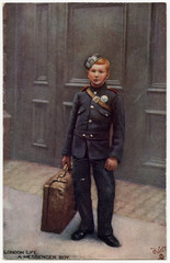 London Messenger Boy. Date: 1908