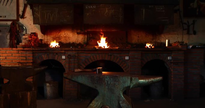Forge of a blacksmith
