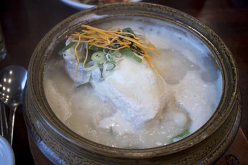 Korea Chicken Soup - Samgye-tang
