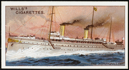 Hohenzollern Steamship. Date: 1892