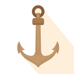 Isolated anchor icon on a white background, Vector illustration