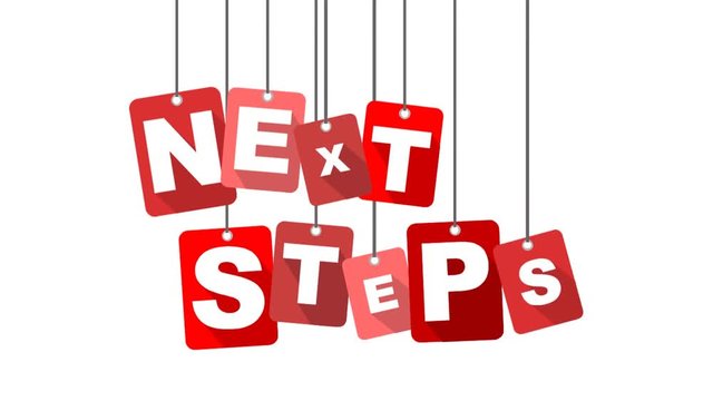red flat animation next steps