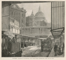 London Underground. Date: 1875