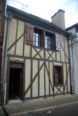 Fototapeta na wymiar Centre-ville historique de Troyes (Champagne-France)