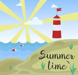 Summer time landscape