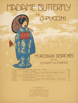 Puccini Butterfly Arrang. Date: 1904