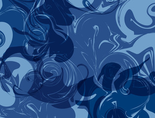 Blue Swirl abstract background