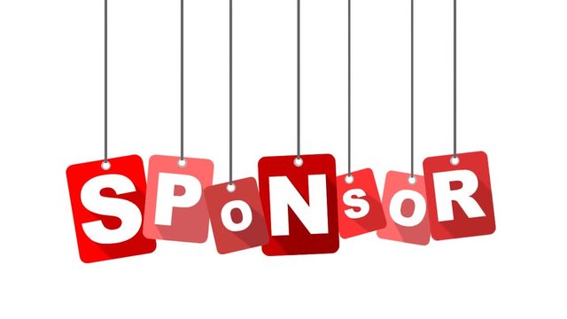 red flat animation sponsor