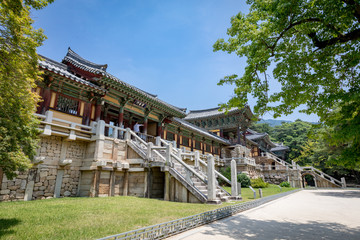 Bulguksa Temple is one of the most famous Buddhist temples in all of South Korea and a UNESCO World Heritage Site