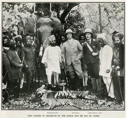 Lord Curzon in India. Date: 1903