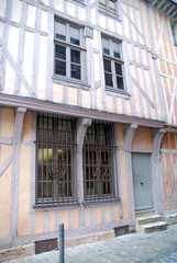 Fototapeta na wymiar Centre-ville historique de Troyes (Champagne-France)