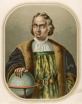 Christopher Columbus  Italian Navigator And Explorer. Date: 1451-1506