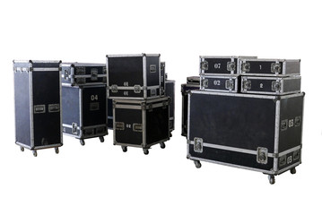 boxes equipment of concert