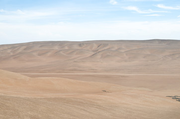 Desert under blue sky