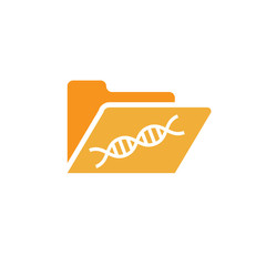 Ancestry or Genealogy Icon  and DNA helix
