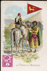 Ethiopian Postman. Date: circa 1900