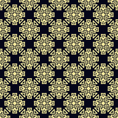 Seamless vintage wallpaper pattern. Ornamental decorative background. Vector template can be used for design of wallpaper, fabric, oilcloth, textile, wrapping paper and other design