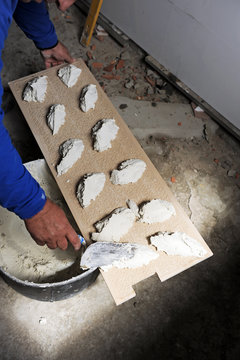 Alicatado de la cocina