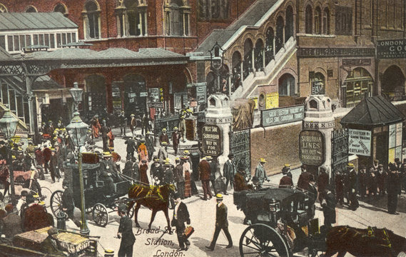 Broad Street Station. Date: circa 1900