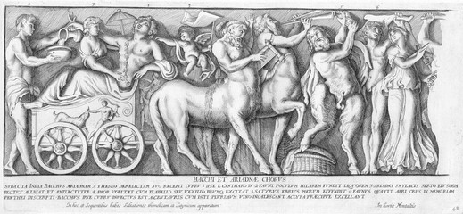 Dionysos - Ariadne - obrazy, fototapety, plakaty