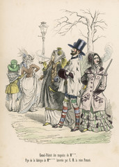 Grandville Fashion 1841. Date: 1841