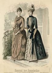 Fototapeta na wymiar Open Robe 1888. Date: 1888