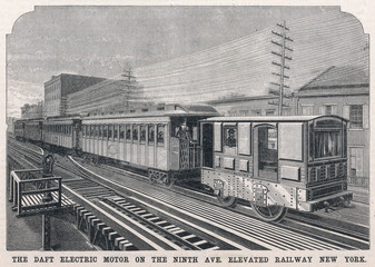Elevated Electric. Date: 1888