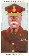 Field Marshal Douglas Haig - Senior British Military Officer. Date: 1926