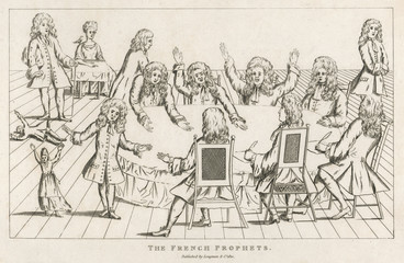 Camisards in London. Date: circa 1710