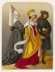 Costume - Mixed (15th century). Date: 15th century