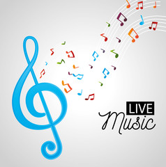 banner for the concert live music vector illustration graphic design