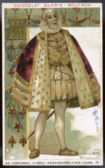 Costume - Henri IV - 1600. Date: 1600