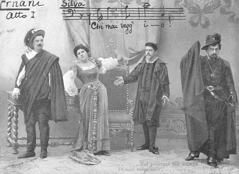 Verdi - Ernani - Photo. Date: 1844