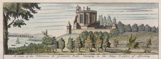 Greenwich Observatory. Date: circa 1750