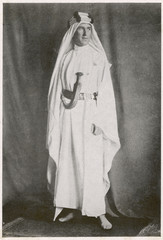 Lawrence of Arabia. Date: circa 1918