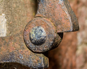 Close up of Corroded Metal A