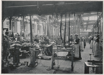 Factories - Britain. Date: 1897 - 162422779
