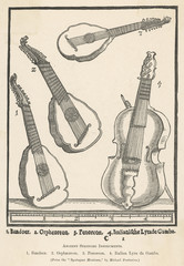 Ancient String Instrum. Date: circa 1600