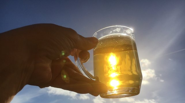 Bierchen im Humpen