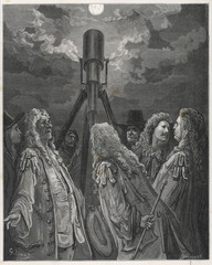 Amateur Astronomers in 17th century France. Date: 17th century