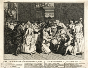 Circumcision of Jews. Date: 1737