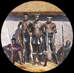 Lantern - Zulu - Isandula. Date: 1879