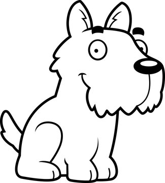 recommend clip art: Cartoon Scottie Sitting