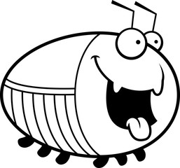 Hungry Cartoon Cockroach