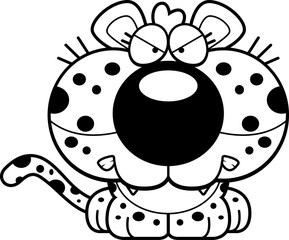 Cartoon Leopard Angry