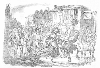 Customs - Plough Monday. Date: 1826